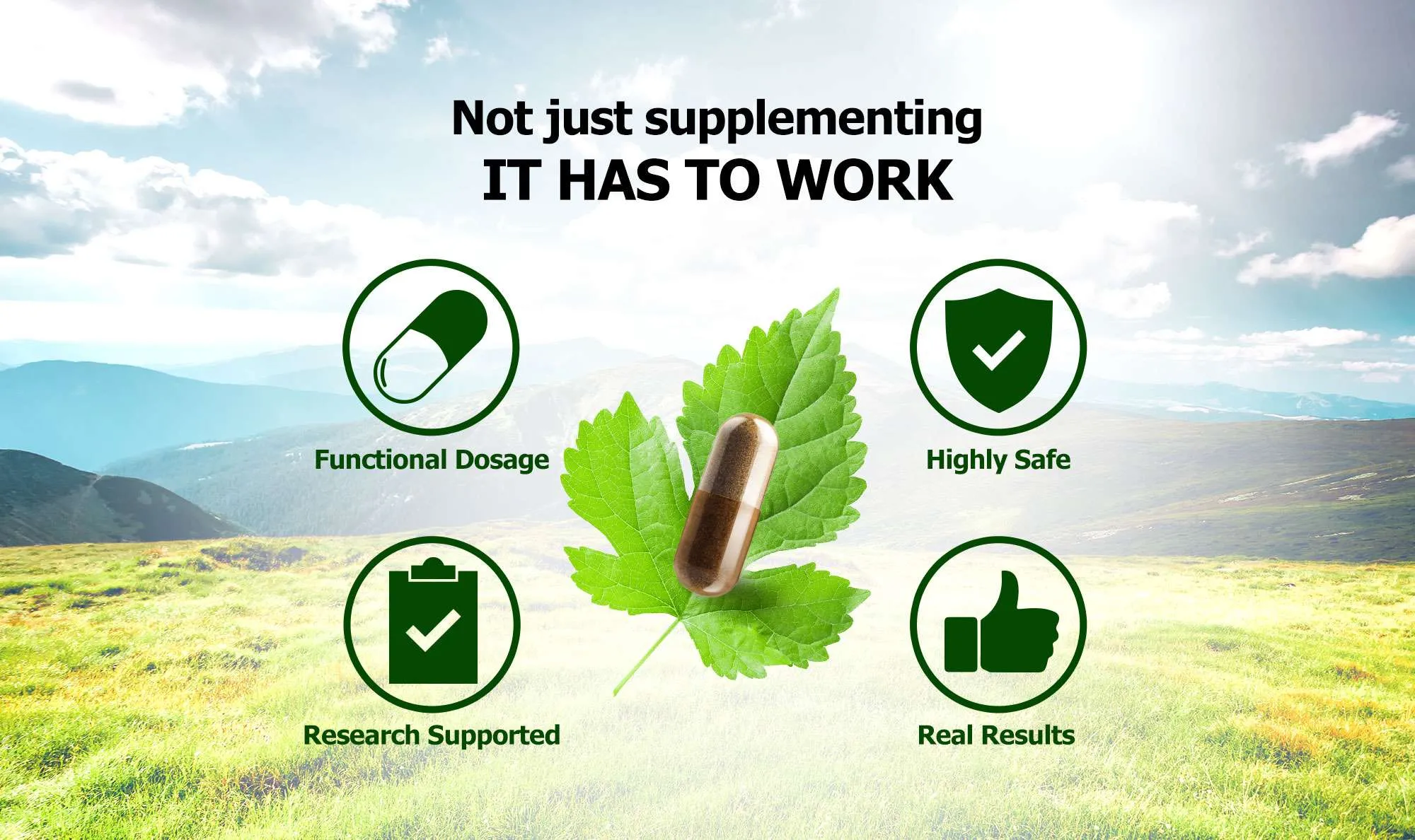 not just supplementing