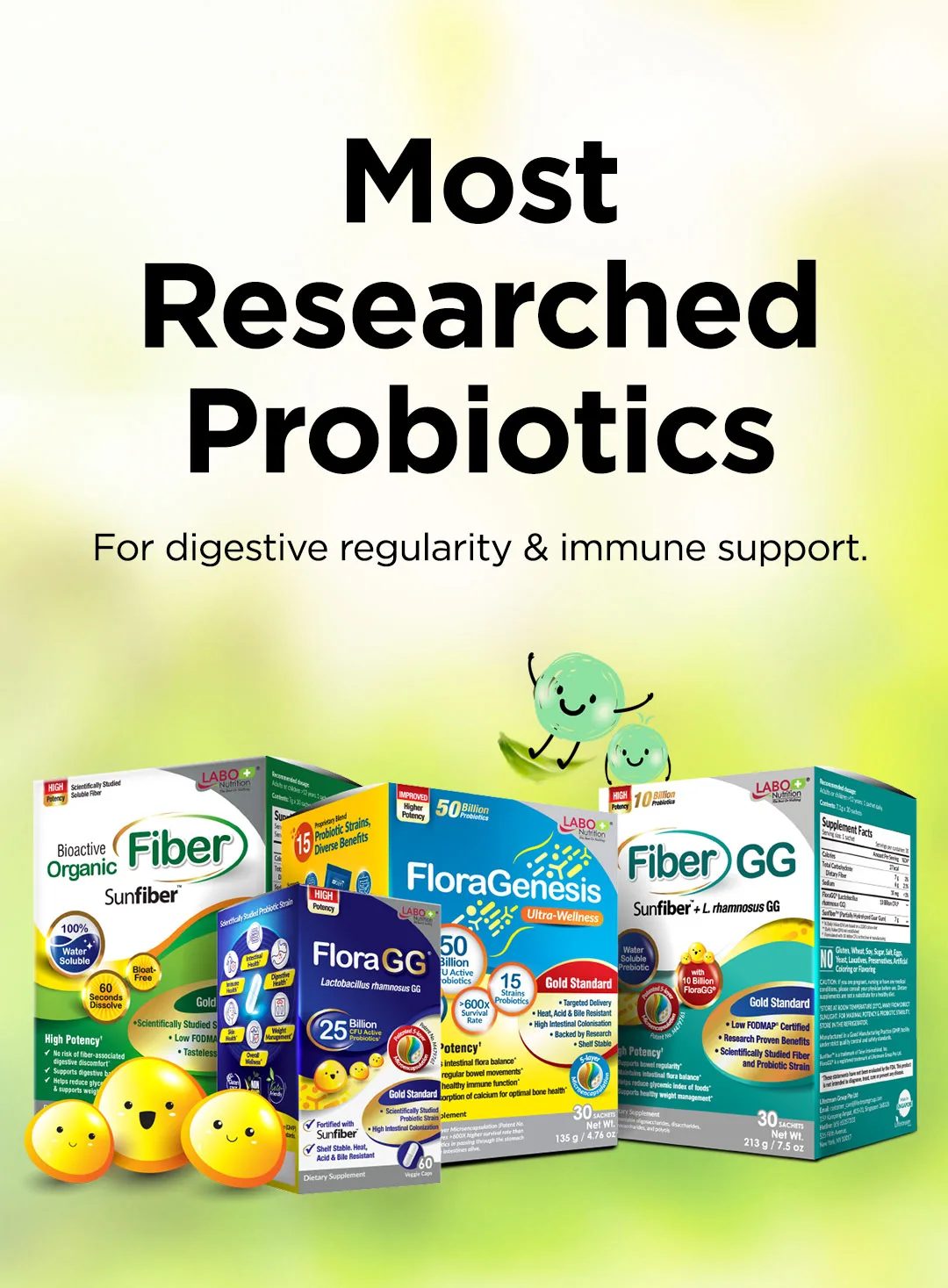 most researched probiotics
